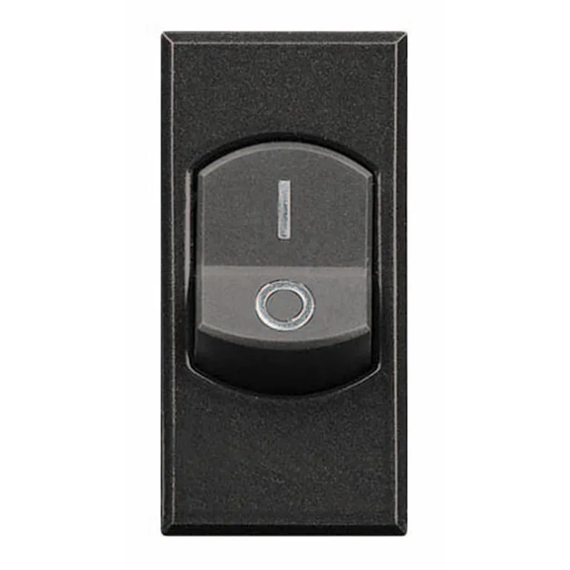 Bticino Ausschalter AX 1modulig 32A anthrazit