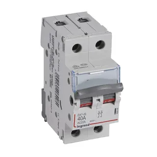 Legrand Lasttrennschalter 406446 DX3 KIPPSCH. AUS 2P 40A
