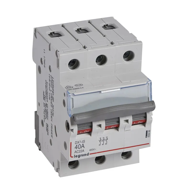 Legrand Lasttrennschalter 406466 DX3 KIPPSCH. AUS 3P 40A