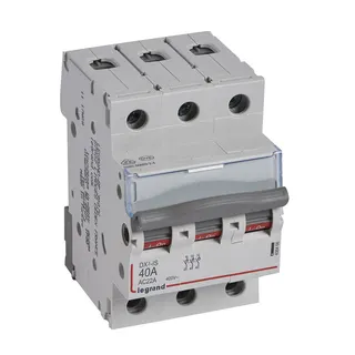 Legrand Lasttrennschalter 406466 DX3 KIPPSCH. AUS 3P 40A