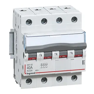 Legrand Lasttrennschalter 406486 DX3 KIPPSCH. AUS 4P 40A