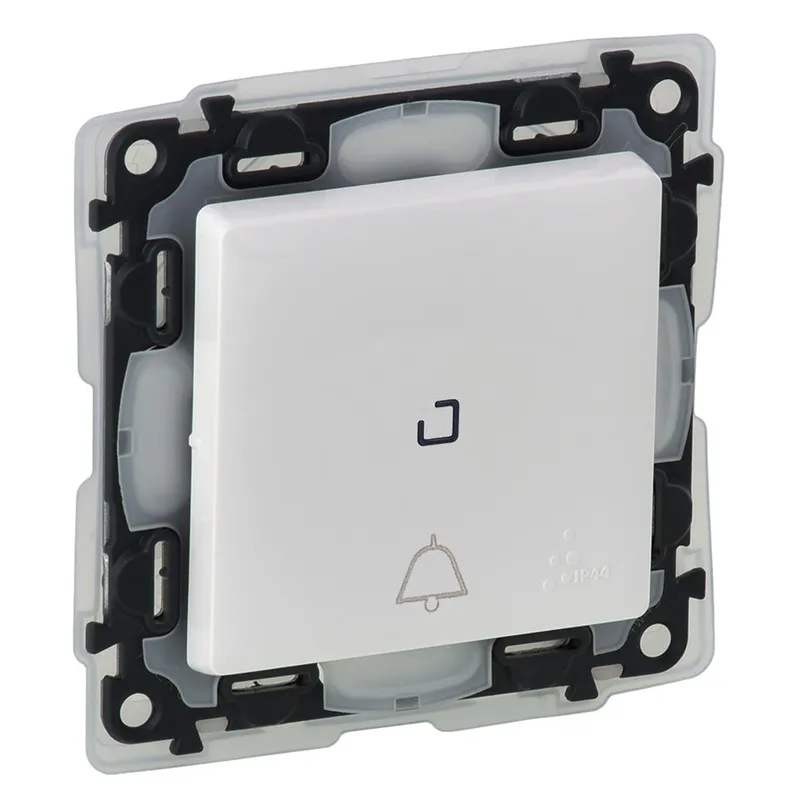 Legrand Taster 752176 VLIFE TAST.BEL.+GLOCKE IP44 UW