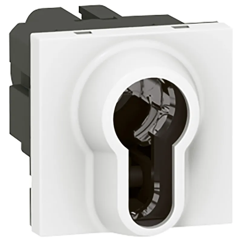 Legrand Einsatz 077075 MSC DIN Schlü. Jal. 2mod ws