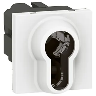 Legrand Einsatz 077075 MSC DIN Schlü. Jal. 2mod ws