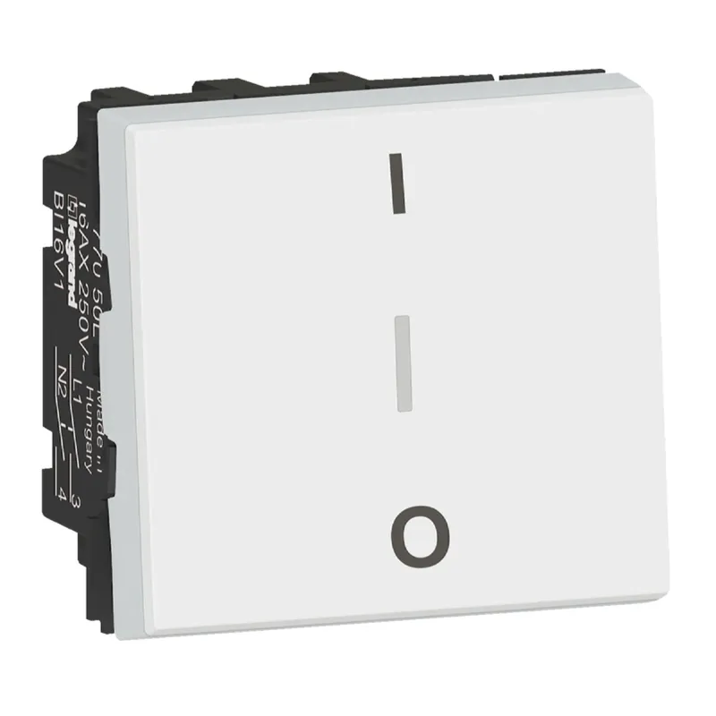 Legrand Ausschalter MSC 2-pol 20A SK 2-mod. ultrws.