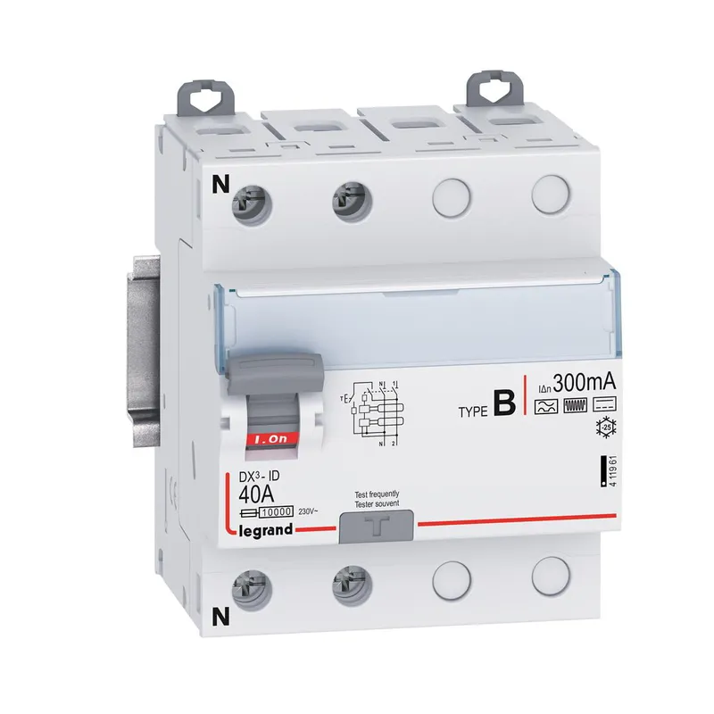 Legrand FI-Schutzschalter, FI DX3 40A 2-pol.300mA Typ B 230VAC N