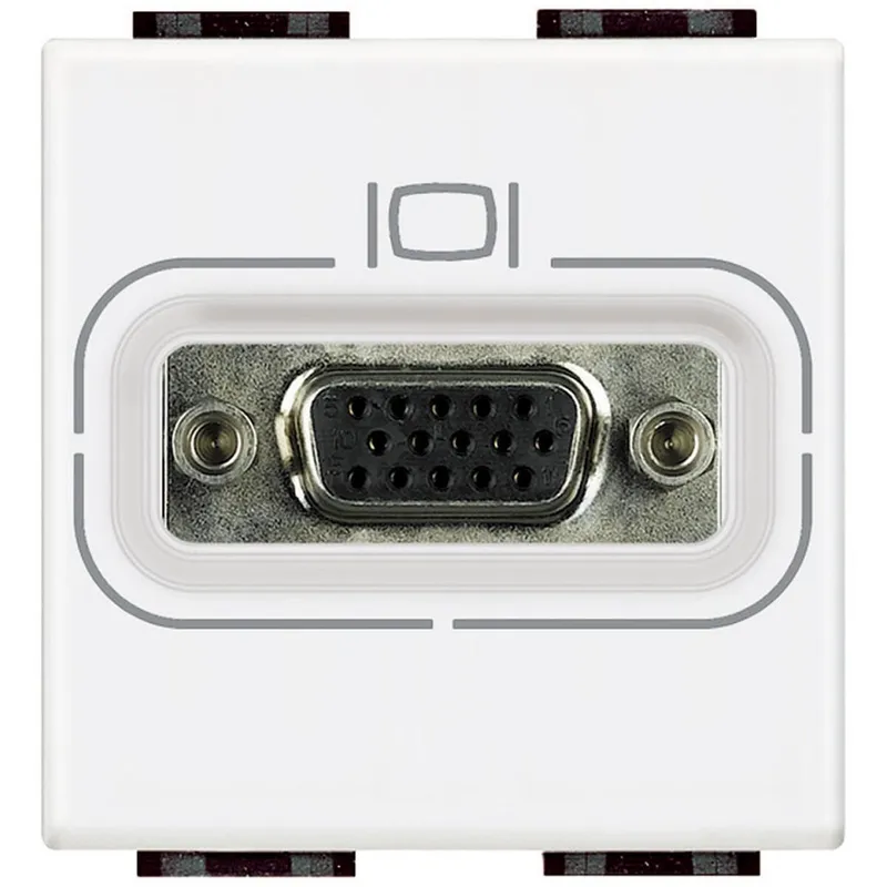 Bticino Anschlussdose N4282 HD15 weiss