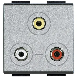 Bticino Anschlussdose NT4283 RCA 3-f TECH