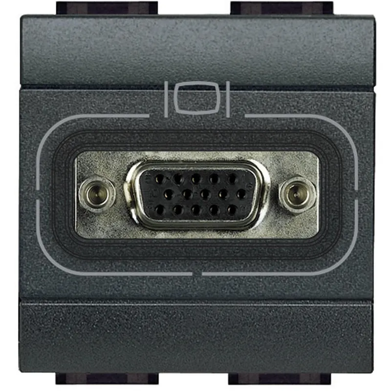 Bticino Anschlussdose L4282 HD15 anthrazit
