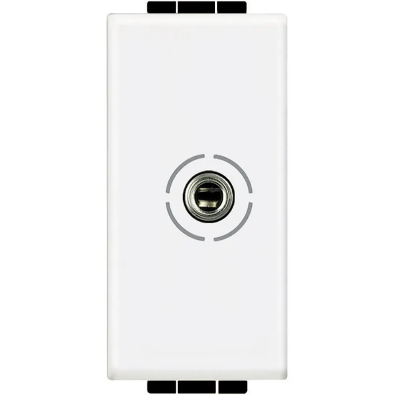 Bticino Anschlussdose N4280 Jack 3,5 weiss