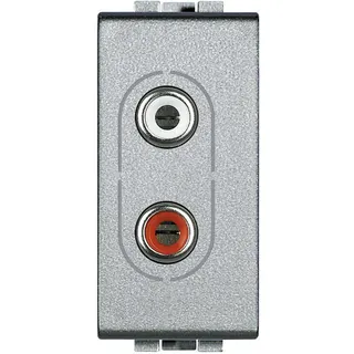 Bticino Anschlussdose NT4281 RCA 2-f TECH