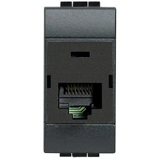 Bticino Anschlussdose L4262C6S CAT6 STP 110 anthrazit