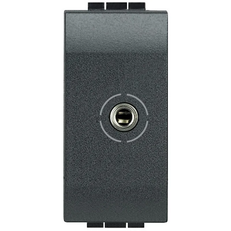Bticino Anschlussdose L4280 Jack 3,5 anthrazit