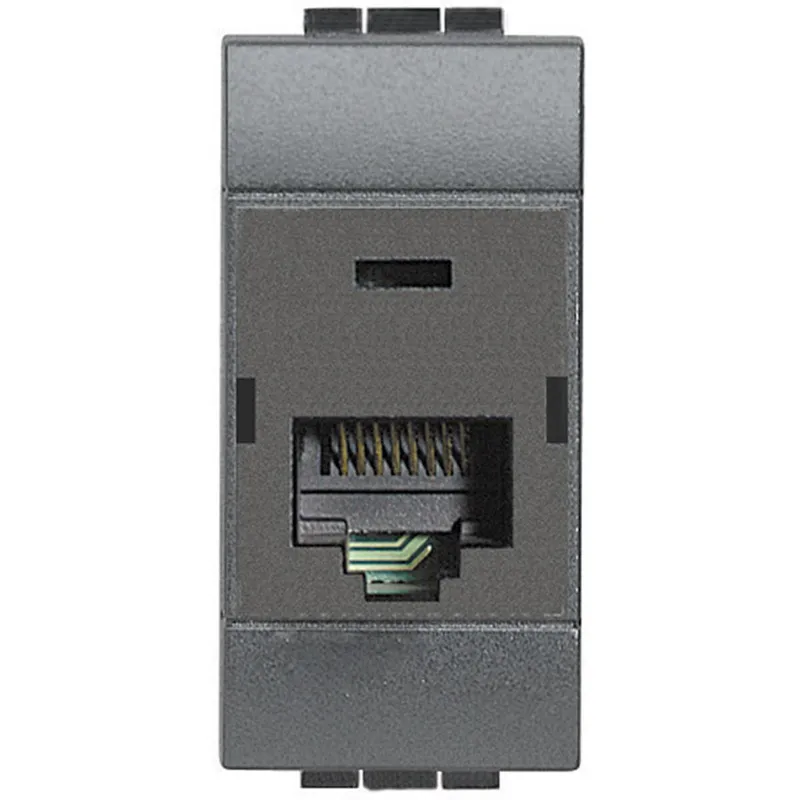 Bticino Anschlussdose L4262C5E CAT5e UTP 110 anthrazit