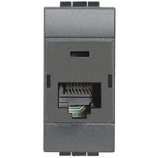 Bticino Anschlussdose L4262C5E CAT5e UTP 110 anthrazit