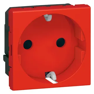 Legrand SCHUKO-Steckdose 2modulig rot