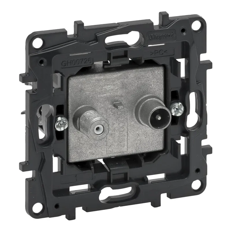 Legrand Einsatz 864055 Niloe Step Tv-Sat Durchgangsdose