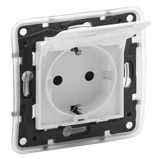 Legrand SCHUKO-Steckdose 864135 Niloe Step IP44 ultraweiß