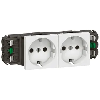 Legrand Steckdose 077402 MSC 2F DLP SL+KS WS