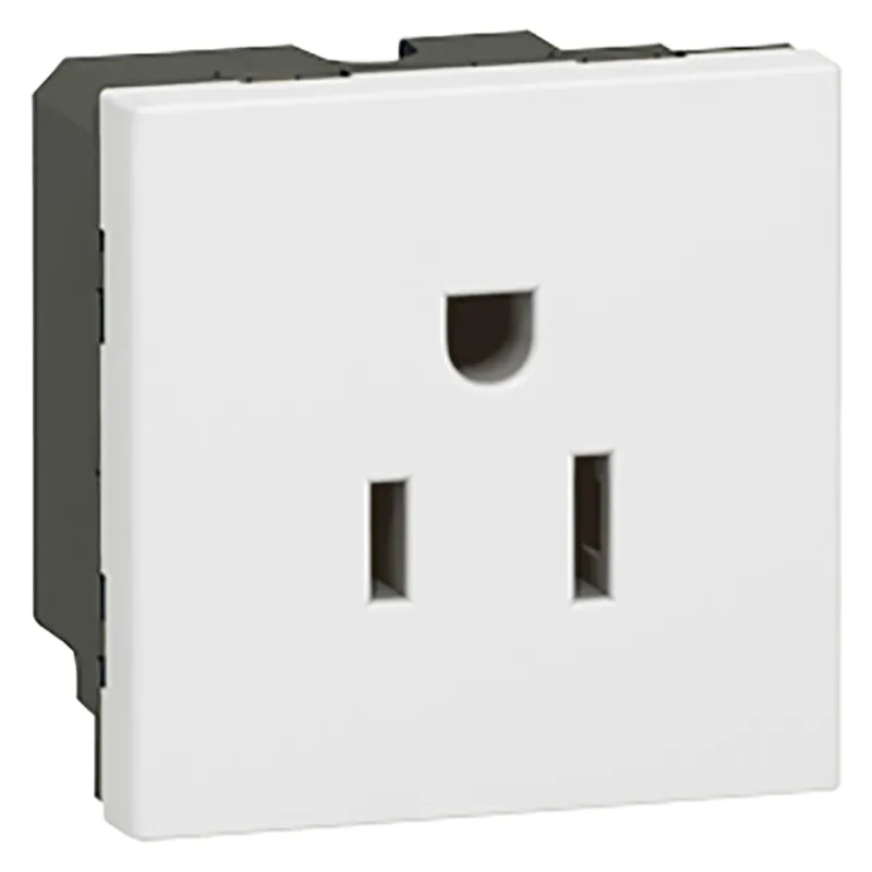 Legrand Steckdose 077504 MSC US 2p+E SK 2mod ws