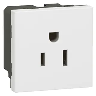 Legrand Steckdose 077504 MSC US 2p+E SK 2mod ws