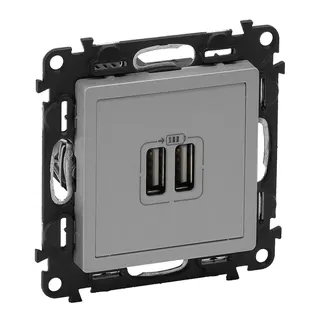 Legrand Steckdose 753312 VLIFE 2400MA AL
