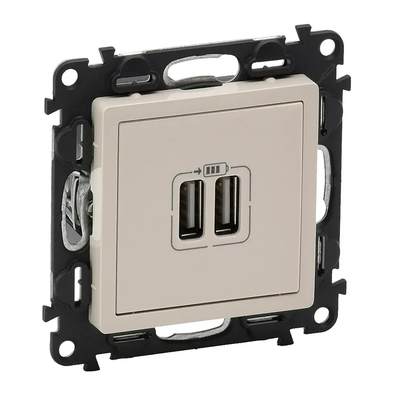 Legrand Steckdose 753212 VLIFE 2400MA MW