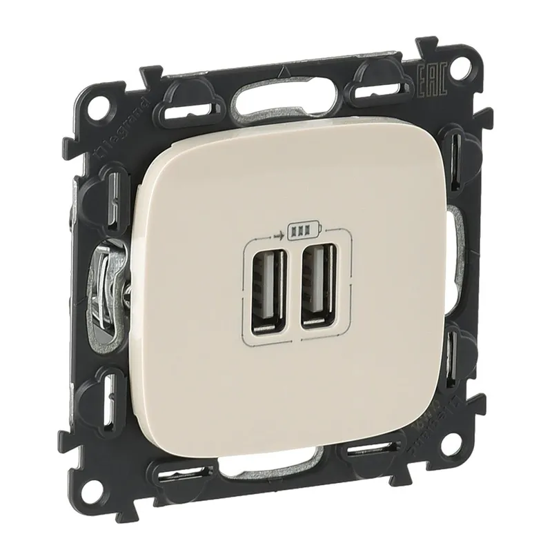 Legrand Steckdose 754996 V.ALL. 2400MA MW