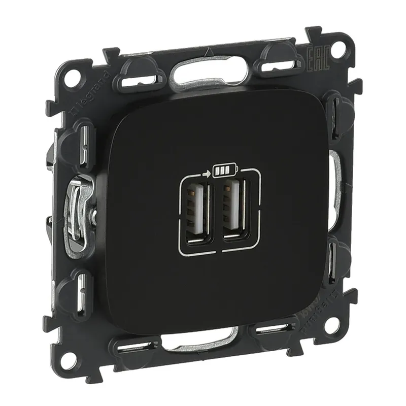 Legrand Steckdose 754998 V.ALL. 2400MA SW
