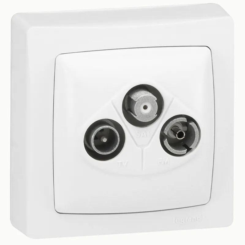 Legrand Anschlussdose 086042 AP TV FM SAT