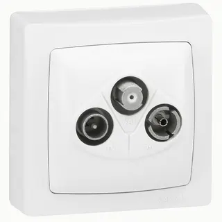 Legrand Anschlussdose 086042 AP TV FM SAT