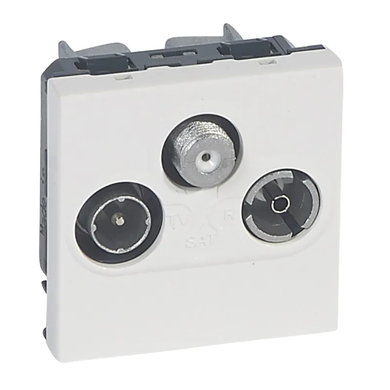 Legrand Steckdose 079296 MSC 2mod alu