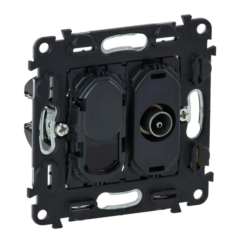 Legrand Einsatz 753055 TV+RJ45 KAT6 UTP