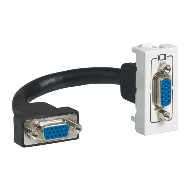 Legrand Anschlusseinheit 078777 MSC HD15-DOSE+KABEL 1M weiß