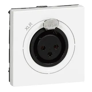 Legrand Anschlusseinheit 078755 MSC XLR-Buchse 3polig 2mod ws