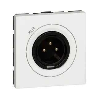 Legrand Anschlusseinheit 078756 MSC XLR-Stecker 3polig 2mod ws