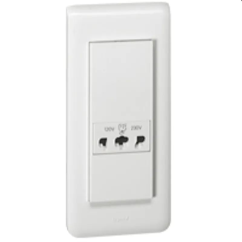 Legrand Rasiersteckdose 077586 MSC 5mod vert. ws