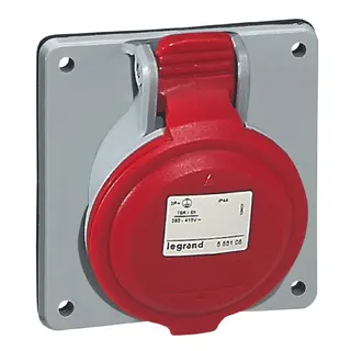 Legrand CEE-Steckdose 555288 4P 32A 415V rot IP44
