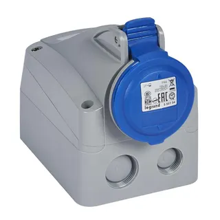 Legrand CEE-Steckdose 555154 AP 3P 16A 230V BL IP44