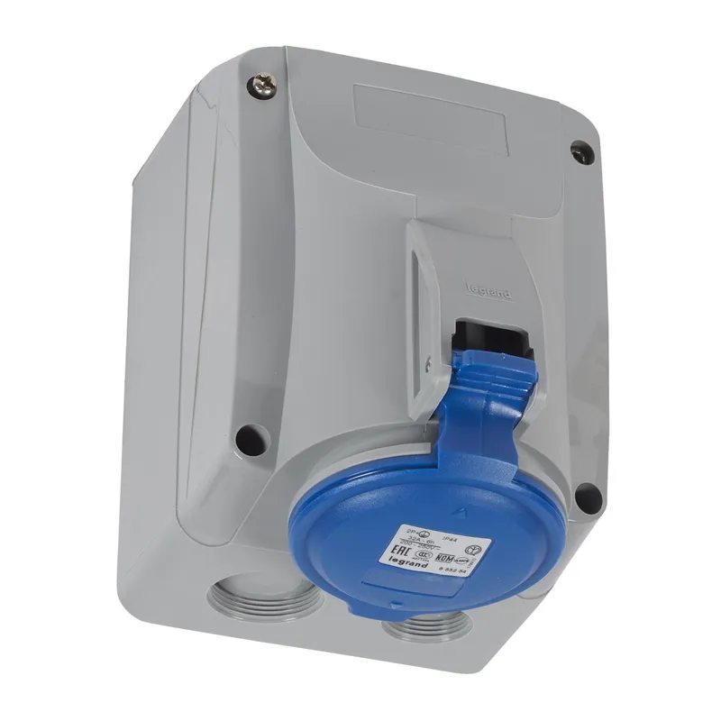 Legrand CEE-Steckdose 555254 AP 3P 32A 230V BL IP44