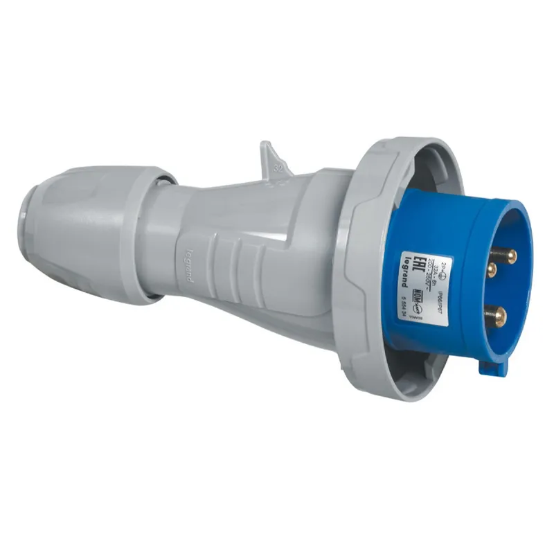 Legrand CEE-Stecker 555324 3P 16A 230V BL IP67