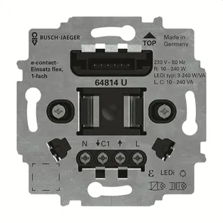 Busch-Jaeger Einsatz 64814 U e-contact-Eins. flex, 1-f