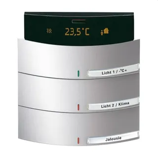Busch-Jaeger Raumtemperaturregler 6321/38-83 triton 3/6-f.MF/IR alusi.