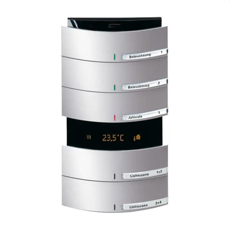 Busch-Jaeger Raumtemperaturregler 6321/58-83 triton 3/6-f.MF/IR alusi.