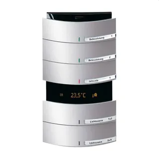 Busch-Jaeger Raumtemperaturregler 6321/58-83 triton 3/6-f.MF/IR alusi.