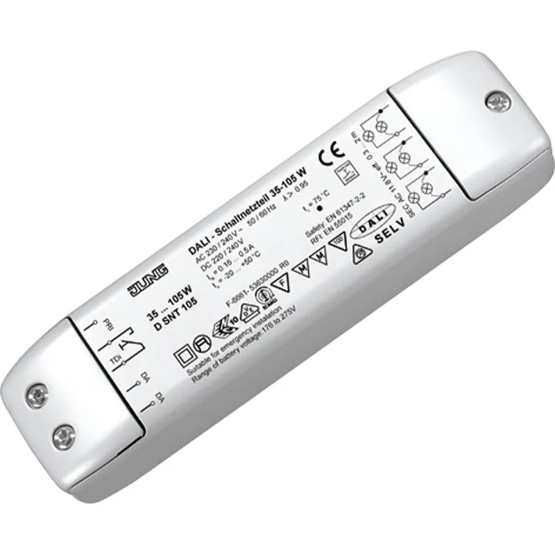 Jung DALI-Schaltnetzteil für NV-Halogenlampen DSNT105