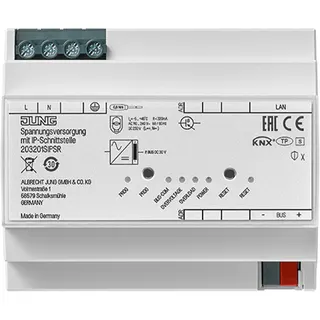 Jung KNX Spannungsversorgung mit IP-Schnittstelle, 320 mA 203201SIPSR