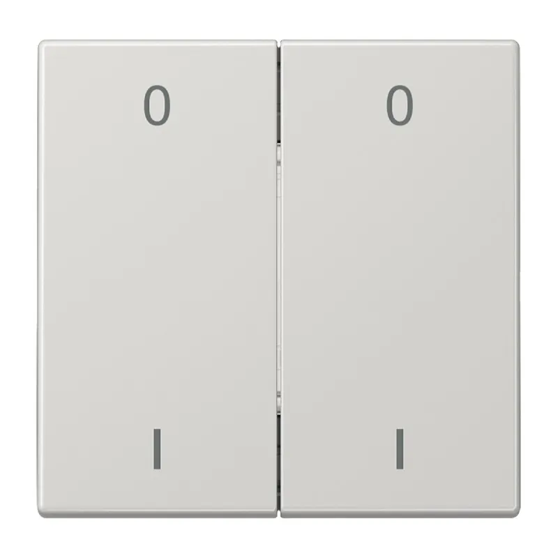 Jung EnOcean Funk-Wandsender 4-kanalig, Symbole 0 I, Serie LS, lichtgrau ENOLS995-01LG