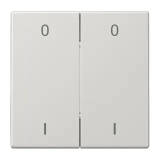 Jung EnOcean Funk-Wandsender 4-kanalig, Symbole 0 I, Serie LS, lichtgrau ENOLS995-01LG