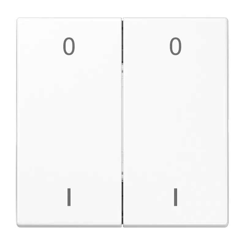 Jung EnOcean Funk-Wandsender 4-kanalig, Symbole 0 I, Serie LS, alpinweiß ENOLS995-01WW
